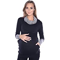 Los mejores  - MijaCulture Sudadera Pull-Over Caliente de Maternidad &amp- alimentación amamantamiento Maddy 7115A